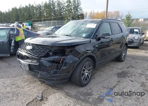 2018 Ford Explorer Sport from USA, damaged, VIN 1FM5K8GTXJGC28686